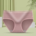 thumbnail image 3 of Gibobby Bikini elástico algodón Ropa interior para mujeres europeas y , versión para estudiantes, cómoda cintura media, pantalones sexis bonitos de talla grande para mujer(Rosa， XL), 3 of 4
