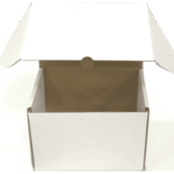 9X4X4 Shipping Boxes, 25 Pack Corrugated Cardboard Mailer Box for Packing and Mailing, White