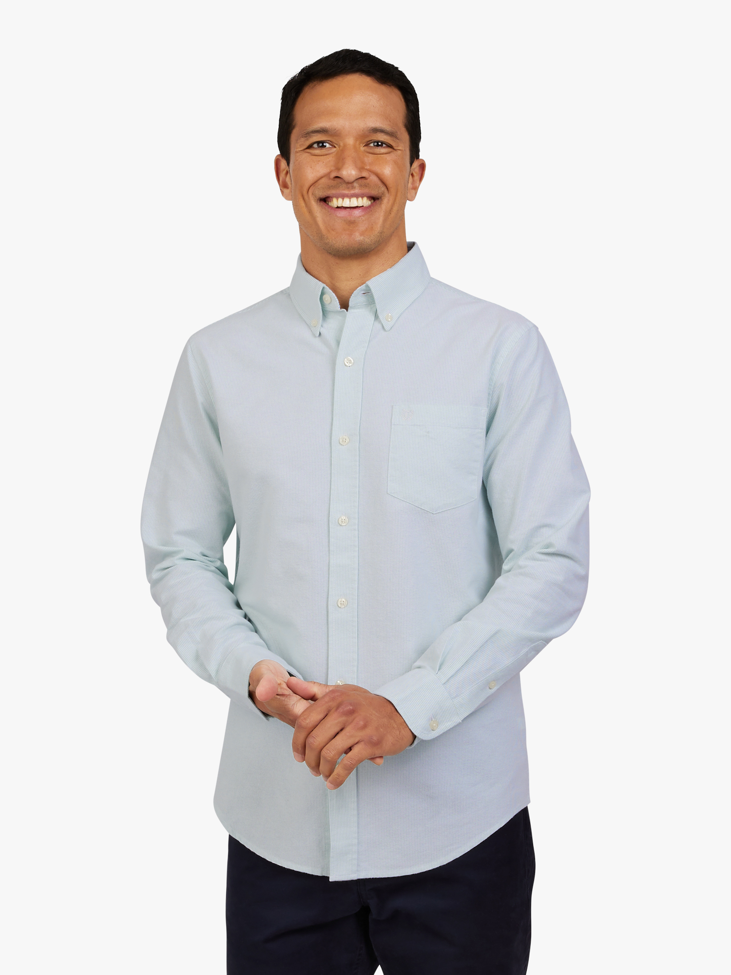 Chaps Men's and Big Men's Seacoast Wash Long Sleeve Oxford Woven Shirt, Sizes S-3XL