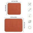 thumbnail image 3 of Rust Red Dish Drying Mat 16x18 Absorbent Microfiber Draining Rack Pad for Kitchen Counter Sink, 3 of 8