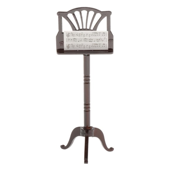 Dollhouse Music Stand, Gran Decoración / Accesorio para de Música 1:6 de de