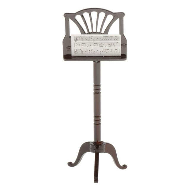 Modelo de Soporte de Partituras , Juguetes de Instrumentos Musicales para Sa de Música 1: 6 CUTICAT Atril de casa de muñecas