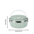 thumbnail image 4 of Stainless Steel Insulated Lunch Box Multi-Layer Bento | Leak Proof Airtight Food Container | Portable Thermal Fresh-Keeping Box with Locking Lid, Easy Clean, Polished Finish, 4 of 4