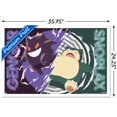 thumbnail image 6 of Pokemon - Gengar Snorlax Battle Wall Poster, 22.375" x 34" Framed, 6 of 6