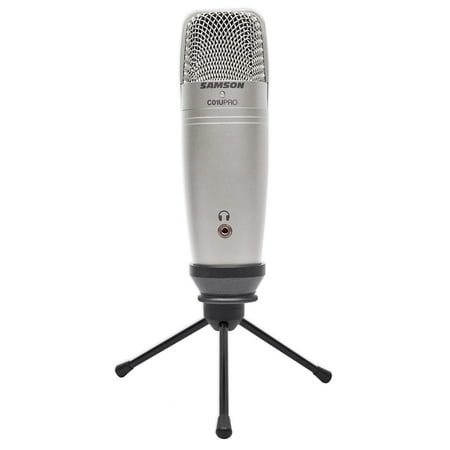 Samson C01U Pro USB Studio Recording Podcast Podcasting Microphone (Best Podcast Recording App)