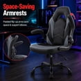 thumbnail image 4 of Alvantor Gaming Chair, PU Leather Comfortable Ergonomic Computer Chair Height Adjustable with Swivel and Lumbar Support, 4 of 7