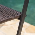 thumbnail image 3 of Noble House Margarita Outdoor Multi Brown Wicker Barstools (Set of 2), 3 of 8