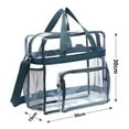 thumbnail image 2 of Sac Bandoulière Transparent Transparent avec Courroie Ajustable Sac de Stade Transparent pour festivals, 2 of 5