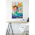 thumbnail image 3 of Nickelodeon Dora The Explorer - Mermaid Wall Poster with Wooden Magnetic Frame, 22.375" x 34", 3 of 5