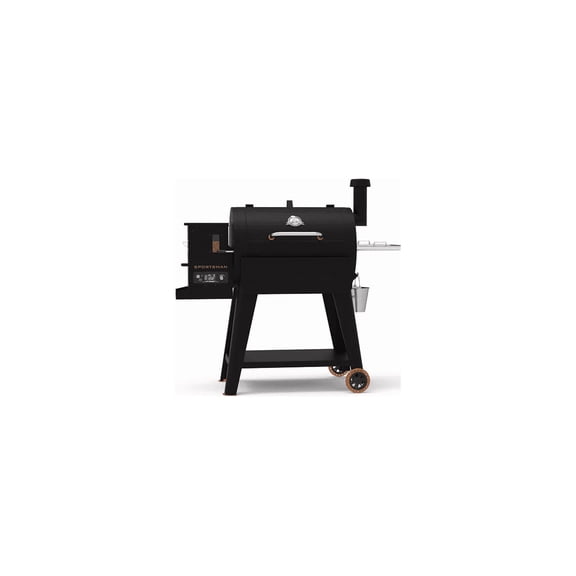 Pit Boss 820 Sportsman Series Wood Pellet Grill and Smoker with Wi-Fi, Black and Orange
