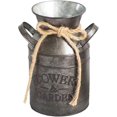 thumbnail image 1 of KAIYANG Jarrón de flores vintage, maceta de hierro, jarra de leche, jarrón decorativo de estilo rústico, 1 of 5