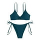 thumbnail image 2 of Traje de baño para mujer, estilo bikini de Europa y América, con efecto lavado, para mujer., 2 of 3