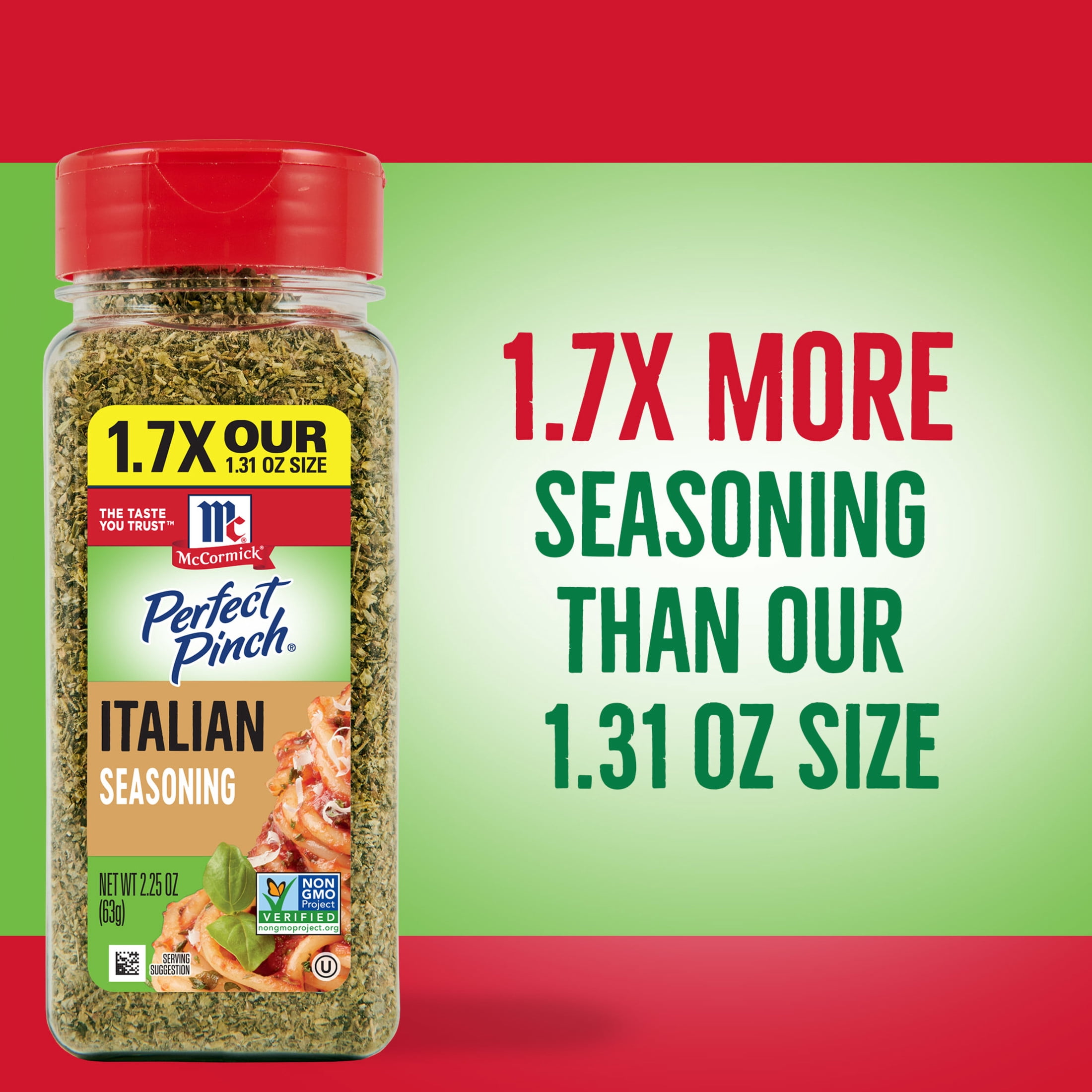 (6 pack) McCormick Italian Seasoning, 2.25 oz Bottle