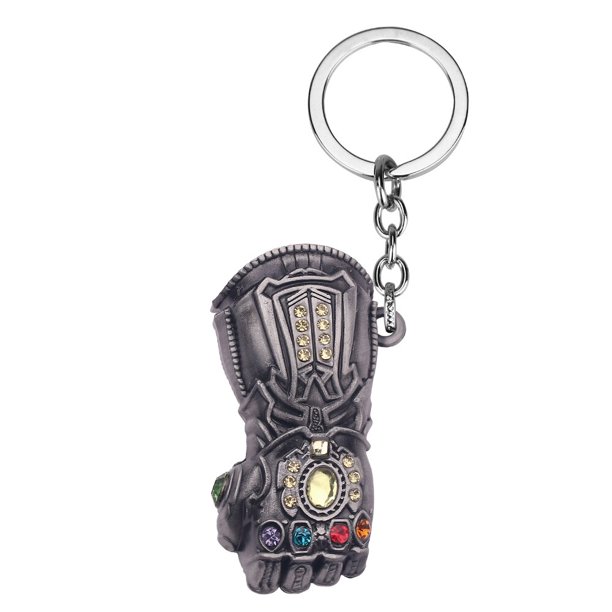Llavero colgante de Los Vengadores de Marvel, llavero de Metal de superhéroe de Disney para bolso, llavero de martillo de Thor, abrebotellas, accesorios para hombres, regalo Fivean unisex