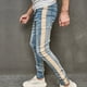 thumbnail image 4 of Pantalones largos para hombre, casuales, de mezclilla, de algodón, rectos, rotos, con agujeros, pantalones largos, pantalones para hombre, 4 of 6