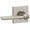 Nickel, variant on Schlage F Series F40 LAT 622 COL Privacy Lever, Mechanical Lock, Matte Black, Metal, Residential, 2 Grade