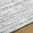 thumbnail image 6 of Hauteloom Trude Living Room, Bedroom Area Rug - Bohemian, Transitional - High Pile - Light Silver, Silver Gray, Metallic Silver - 5'3" x 7', 6 of 6