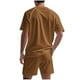 thumbnail image 5 of Conjunto de Ropa Deportiva para Hombres, Manga Corta Casual de Verano Cuello Redondo Y Pantalones Cortos de Hombro de 2 Piezas para Correr Y Gimnasio, Traje Atlético, 5 of 7