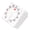 White, variant on 60 Mechanical Kitchen Timer, Square Wind Up Countdown Timer with Loud Alarm, Manual Time Management Reminder for Cooking Baking Studying
