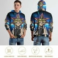 thumbnail image 3 of Yu-Gi-Oh Hoodie 3D Print Pullover Hooded Long Sleeve Sweatshirts Tops Blouse with Pocket for Mens Womens, 3 of 6