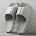 thumbnail image 2 of (2-Pack) Rinsvye Couples Women Men Solid Mens Slipper Sock Shower Room Home Non Mens Slippers Wide Slip Breathable Massage Soft Scuff Slippers for Men Sole Quick Drying Slipper Comfortable Flat Shoe, 2 of 6