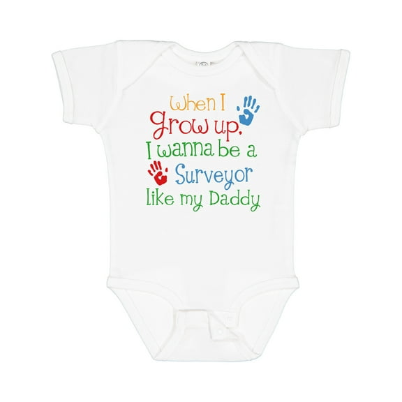 Inktastic Surveyor Like Daddy Boys or Girls Baby Bodysuit