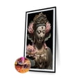 thumbnail image 2 of Cuadros Decorativos 5D bricolaje ronda completa taladro diamante pintura budismo Kit decoración del hogar (sz3425) Wdftyju de costura negro 4 estilos, 2 of 9