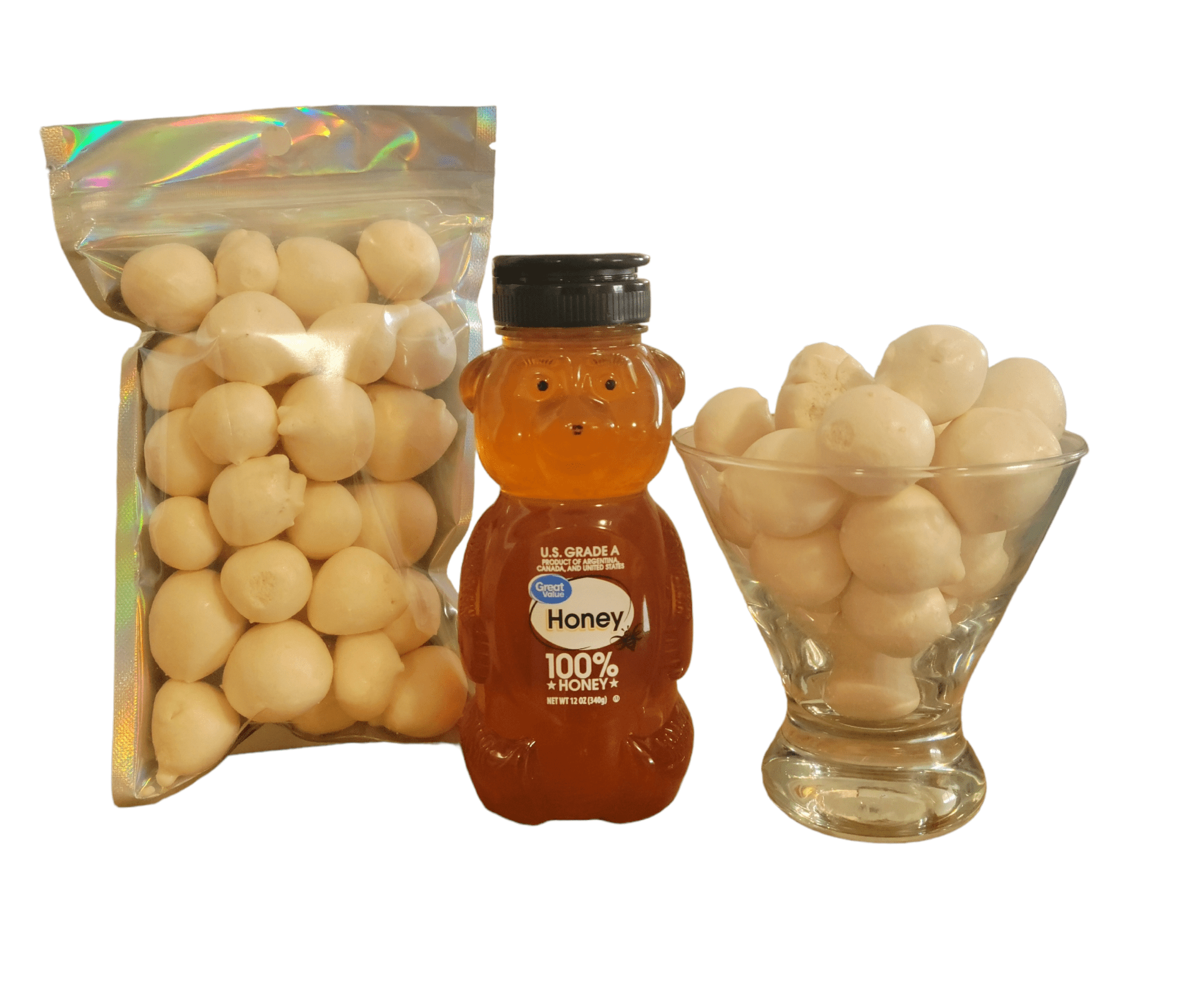 Freeze Dried Honey Salt Water Taffy, Freeze Dried Candy