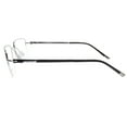 thumbnail image 3 of LINDSTROM L-101 C2 Eyeglasses Frame Metal Silver Black Italy Made 56-19-143, 3 of 9