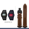 thumbnail image 3 of Correa de piel de vaca vintage DW5600 para reloj G-SHOCK Casio DW-5600 GW-B5600 GW-M5610 Correa de piel vintage reacondicionada de 16 mm, 3 of 5