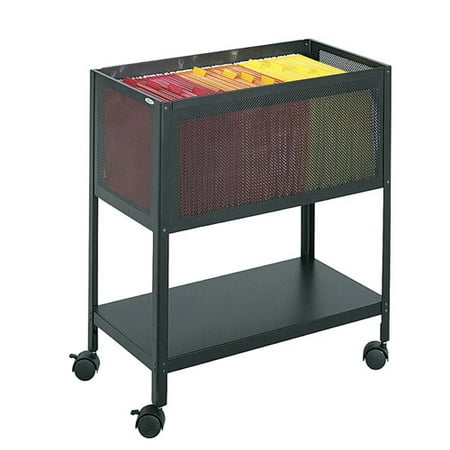 Safco Products Company Steel Mesh Open Top Tub File Cart