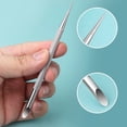 thumbnail image 2 of Cuticule en Acier Inoxydable Double Extrémité Démaquillant Gel Outil de Manucure pour Art des Ongles, 2 of 6