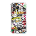 thumbnail image 1 of Pop Art Collage Case for iPhone 13 Pro,Aesthetic Art Design Pattern Soft Full TPU Bumper Cover, 1 of 5