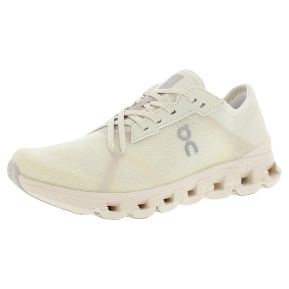 ON Women's Cloud X 4 AD Running Shoes Sneakers, Ghost/Dew, 7 US