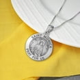 thumbnail image 5 of PicturesOnGold.com Saint Monica Religious Medal Necklace Pendants Adult - 2/3 inch 14K White Gold, 5 of 6