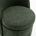 thumbnail image 6 of Kidol & Shellder Modern Swivel Accent Chair with Solid Wood Frame & Boucle Fabric Multi-Use Dining Chair, Vanity Makeup Seat - Easy Assembly Upholstered Chair, Green 2PCS, 6 of 6
