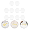 thumbnail image 4 of 10 PCS Tableros de acrílico hexagonal decorativo Tableros de bricolaje transparentes para decoración, 4 of 6