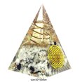 thumbnail image 3 of Pirámide de Ogan Piedra triturada hecha a mano Torre de energía Pirámide Joyas (B), 3 of 3