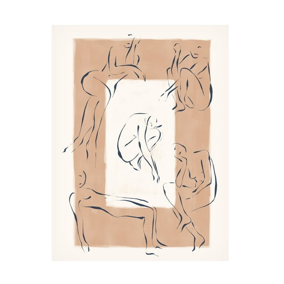 Trademark Fine Art Ivy Green Illustrations Strike a Pose Canvas Wall Art