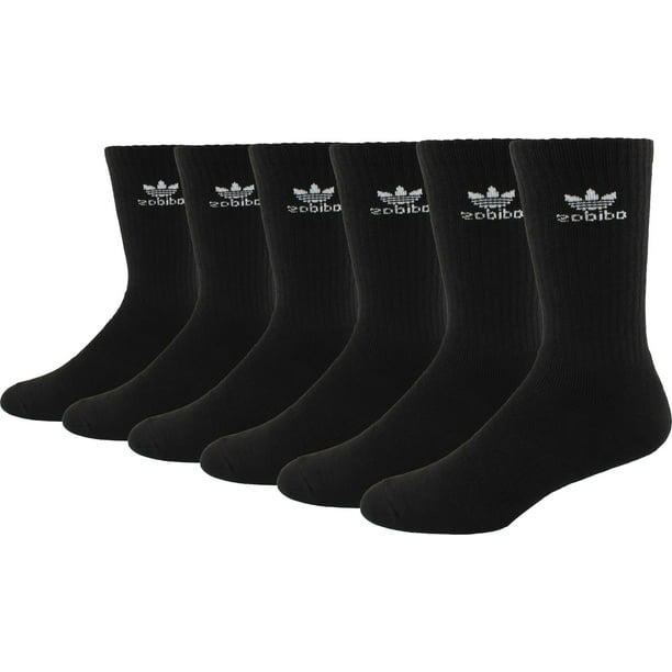 Adidas - adidas originals trefoil 6-pack crew socks - men's - Walmart ...