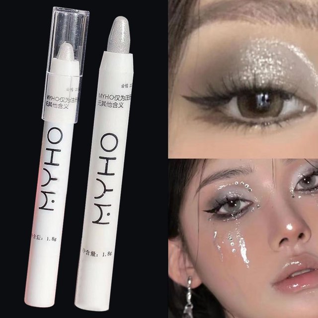 Delineador de ojos Sombra de ojos de larga duración JShteea Stick Shimmer Makeup Glow Sticks