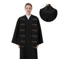 thumbnail image 4 of Logiee Sparkling Pink Night Sky Print Unisex Adult Graduation Stole Shawl 72" Long for Academic Commencements Shawl-Flattened, 4 of 7