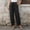 Black, variant on Loose Everyday Casual Drawstring Harem Pants, Women Elastic Waist Side Pocket Lantern Harem Cropped Nine Quarter Office Daily Summer Casual Trousers, Yellow S