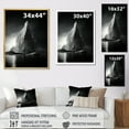 thumbnail image 4 of Designart "Frozen Illumination Grey Iceberg" Nautical & Beach Floater Framed Wall Decor, 4 of 7