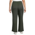 thumbnail image 3 of Terra & Sky Women's Plus Size Knit Pants, 28" Inseam, 3 of 5