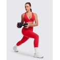 thumbnail image 3 of CRZ YOGA Butterlift Deep V Neck Sports Bras For Women, 3 of 6
