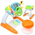 thumbnail image 1 of Juego de simulación Ride On Toy Car AMOSTING para niños pequeños con música, 1 of 8
