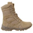 thumbnail image 1 of Rothco Forced Entry Desert Tan 8" Deployment Boots with Side Zipper - 9 Regular, 1 of 2