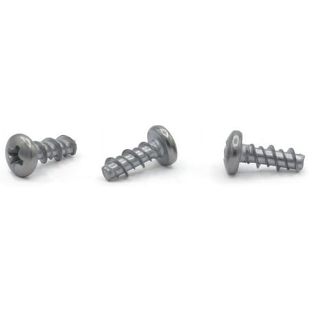 

#12 (#10 Head) x 3/4 High Low Style Thread Forming Screws / Phillips / Pan Head / 410 Stainless Steel - 4000 Piece Carton