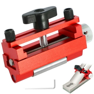Eummy Honing Guide Adjustable Alloy Chisel Sharpening Jig Fixed Angle Sharpening Guide Kit Woodworking Tool for 0.15-2.11 inch Chisels and 1.37-3.11